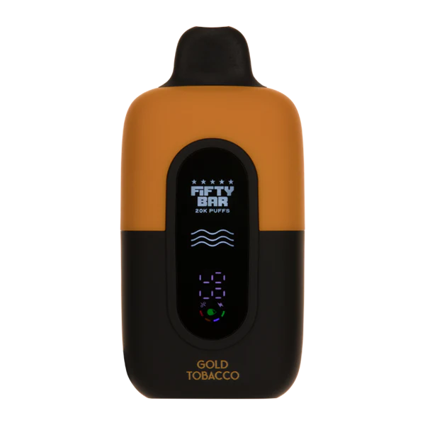 Gold Tobacco Fifty Bar 20K - Black Coral